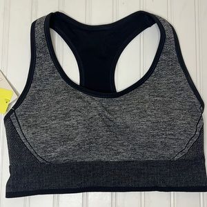 All in motion black grey XXL sports bra BRAND NEW NWT